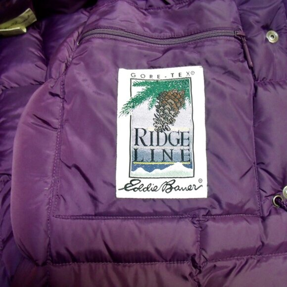 VTG Eddie Bauer Goose Down Ridge Line Gore-Tex Puffer Parka Jacket Sz Large - Picture 13 of 13